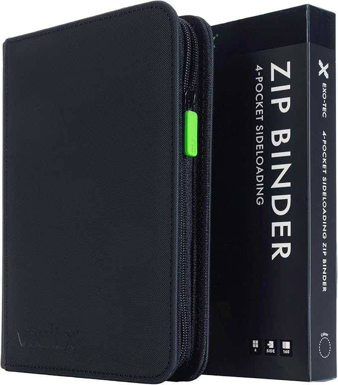 Trading Card Binder - 12 XL Pocket Trading Card Zip