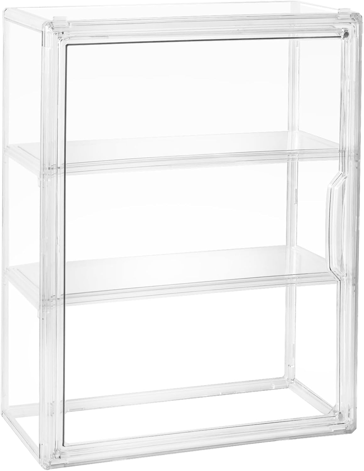 Display Case Acrylic - 3-Tier Acrylic Display Case for Figures,