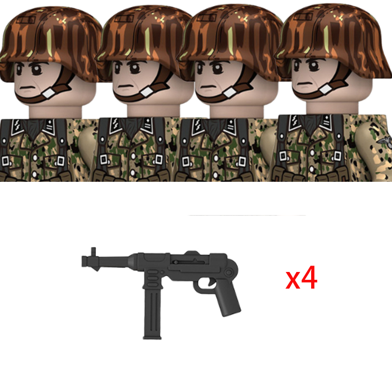 Military WW2 German Navy Figur - Lego Minifigure Holder recension och pris