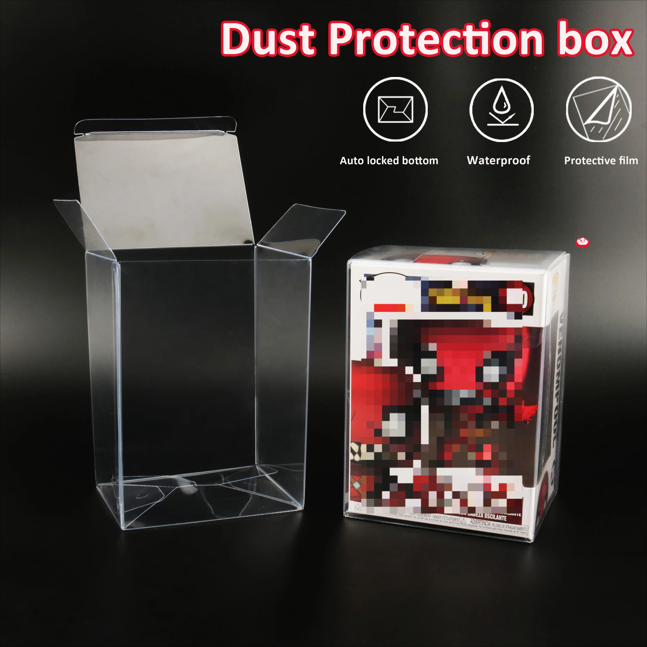 10/20pcs Transparent Protector - Funko Pop Protector recension och pris