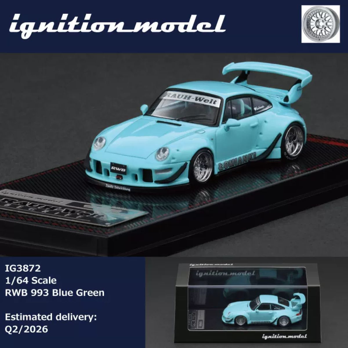 Ignition Model 1:64 Porsche 91 - Die Cast Car 1 64 recension och pris