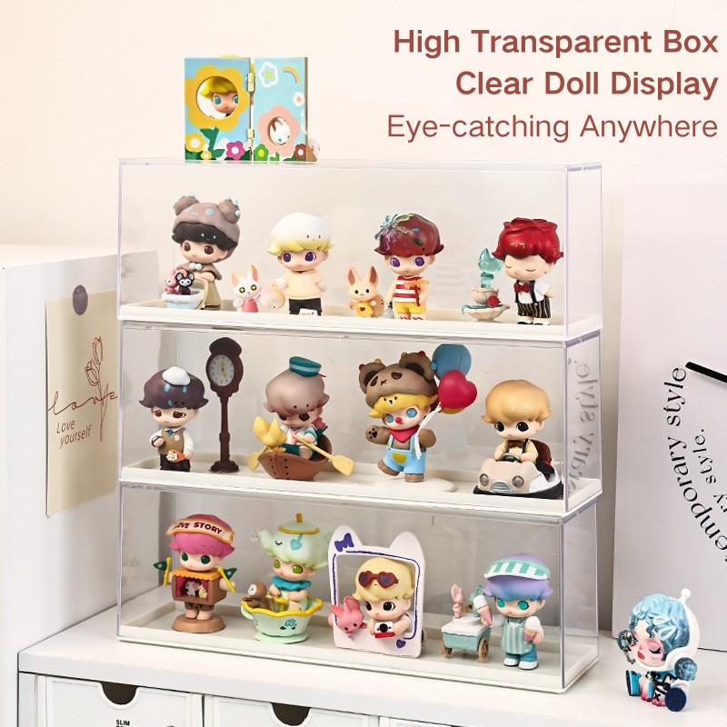 Dustproof Stackable Figure Sto - Pop Display Shelf recension och pris
