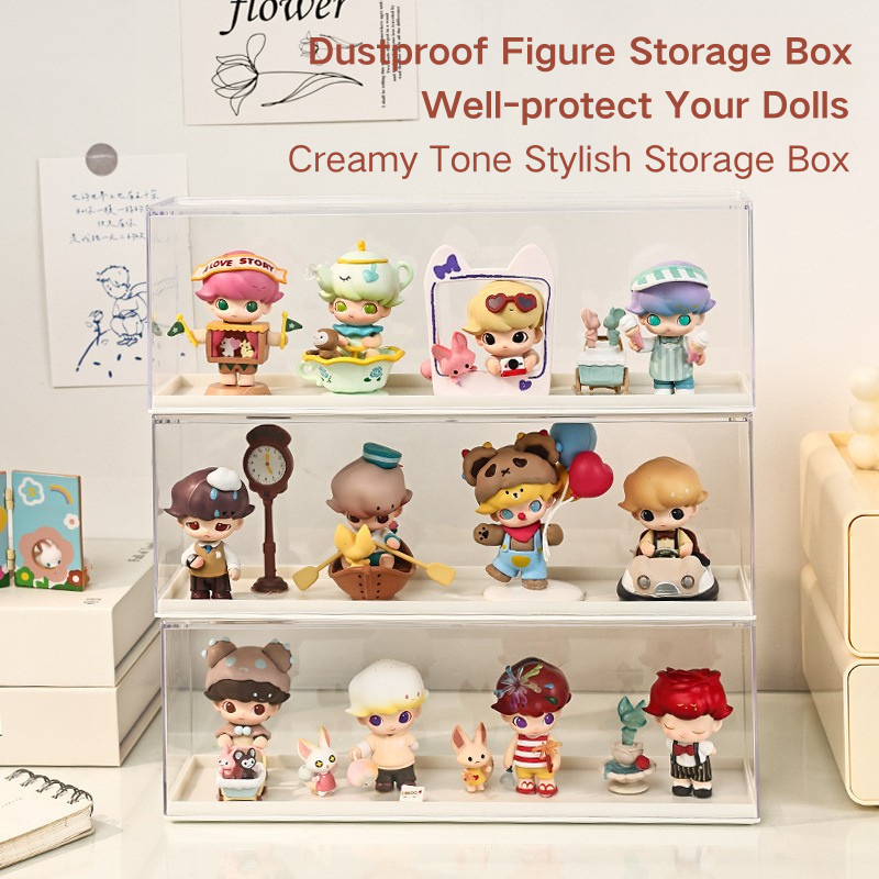 Dustproof Stackable Figure Sto - Pop Display Shelf recension och pris