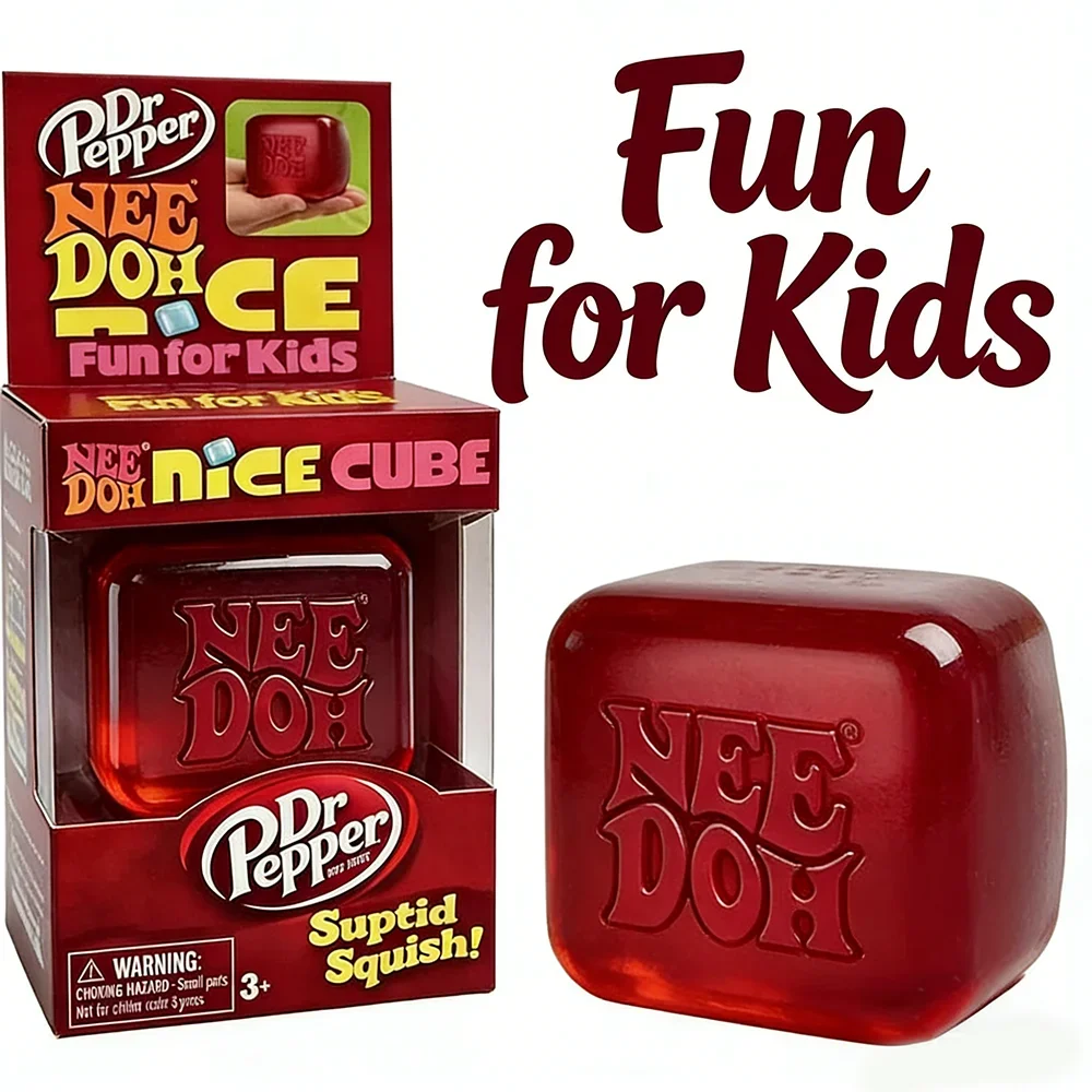 Dr Pepper x NeeDoh Nice Cube S - Fidget Cube Original recension och pris