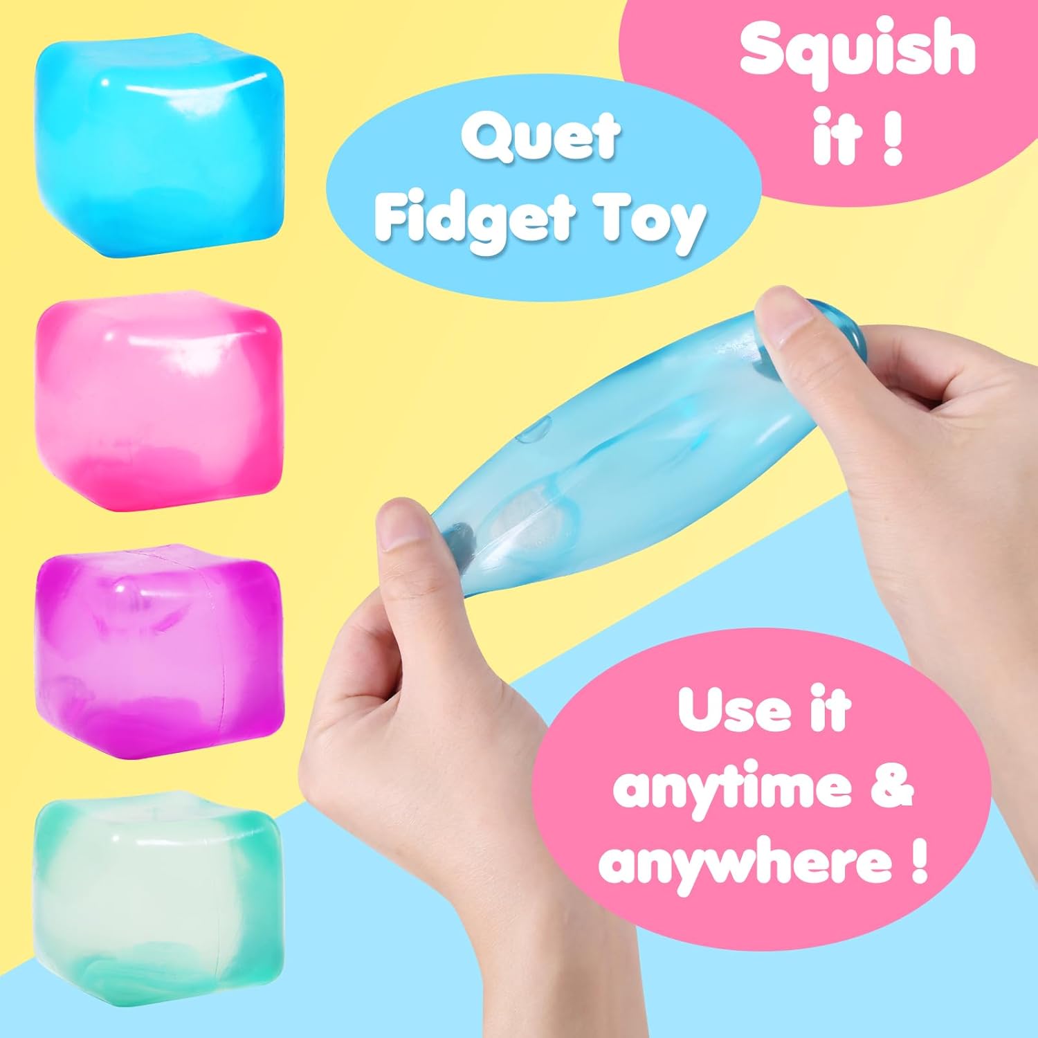 Stress Cube Squishy Stress Bal - Fidget Cube Original recension och pris