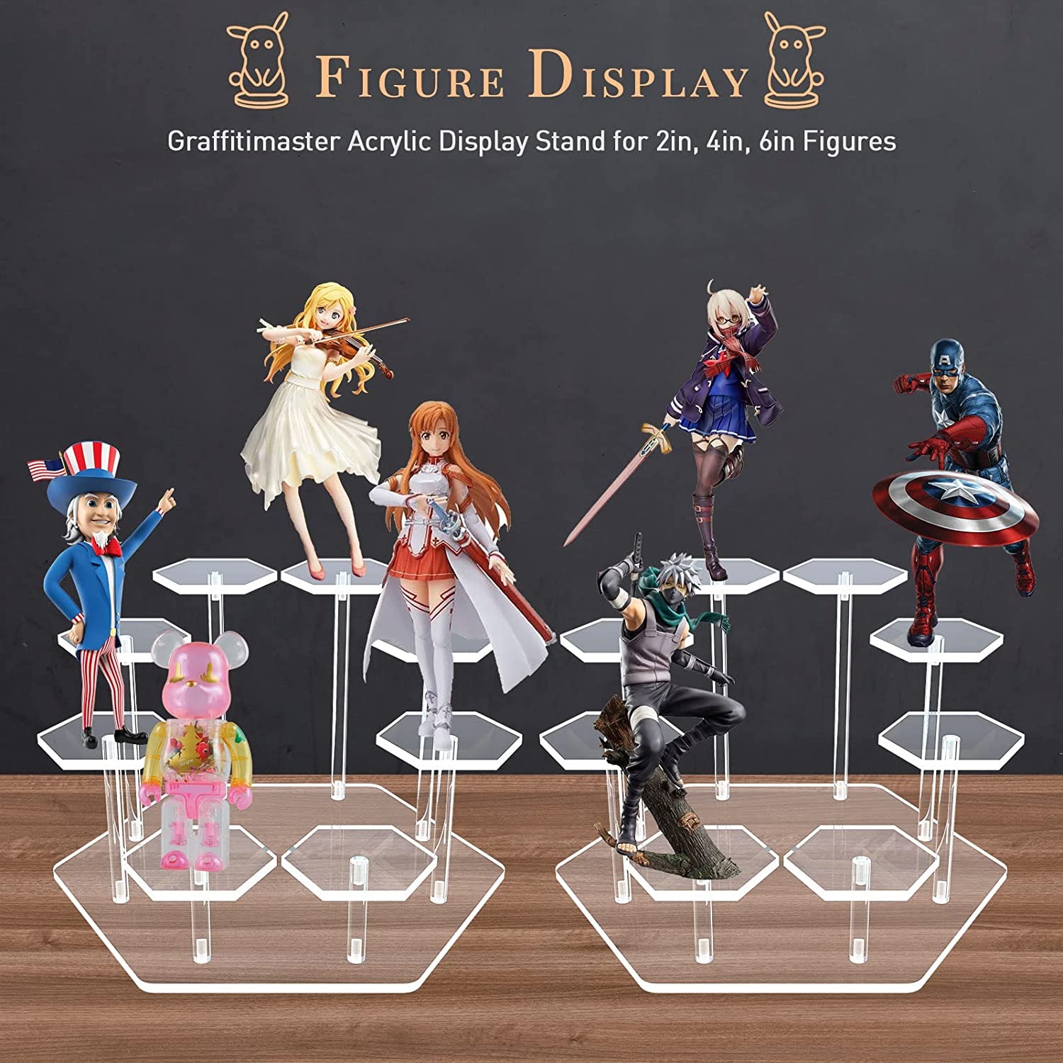8/9 Tier Acrylic Display Stand - Pop Display Shelf recension och pris