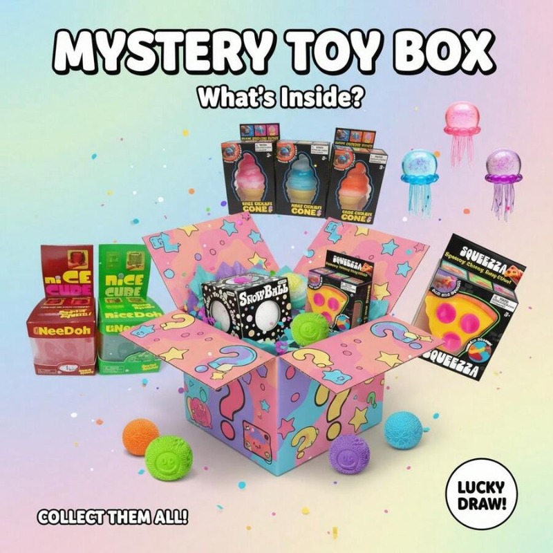 Cute Food & Ocean Squishy Blin - Mystery Box Blind Bag recension och pris