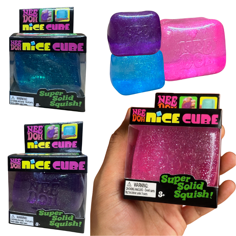 Schylling Nee Doh Glitter Cube - Fidget Cube Original recension och pris
