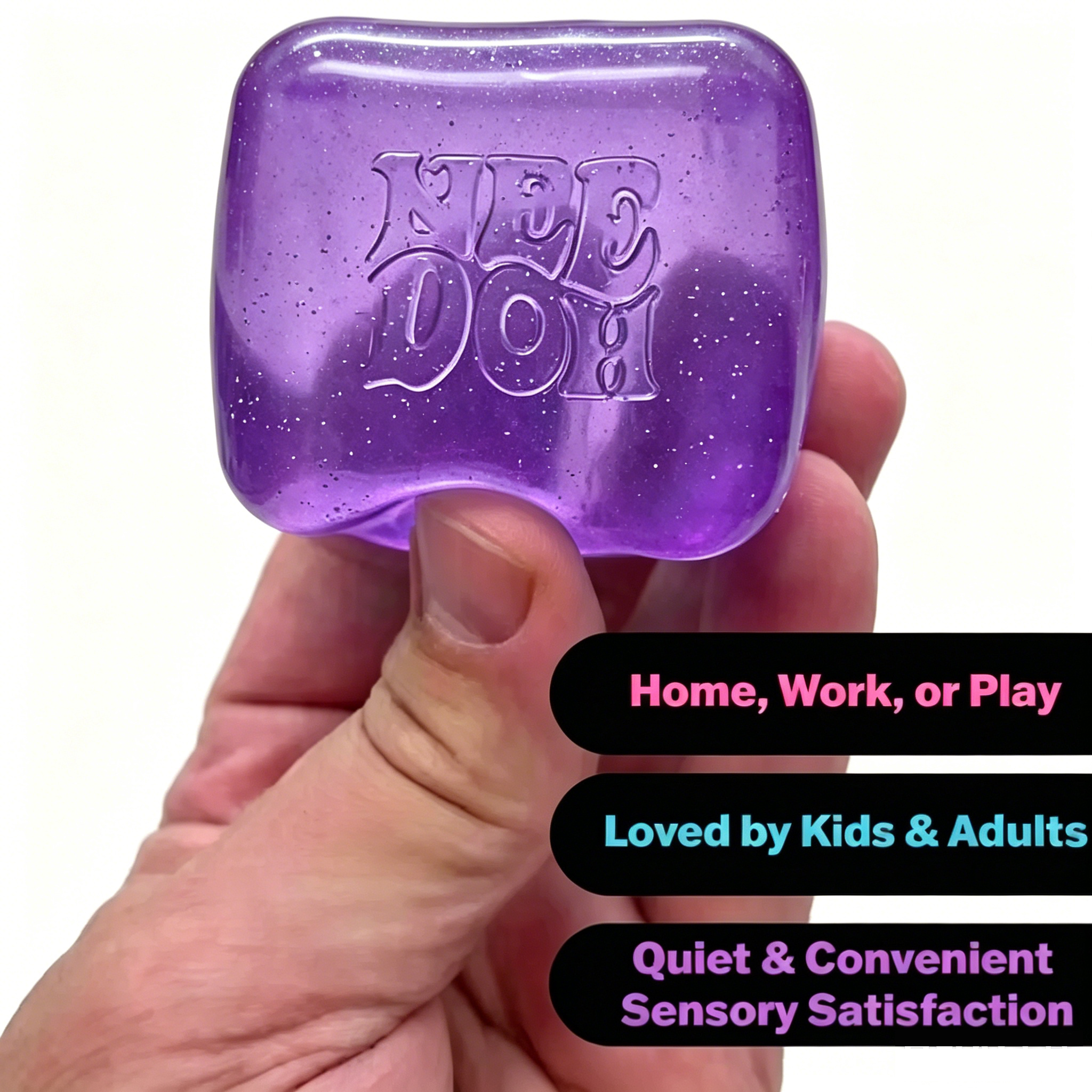Schylling Nee Doh Glitter Cube - Fidget Cube Original recension och pris