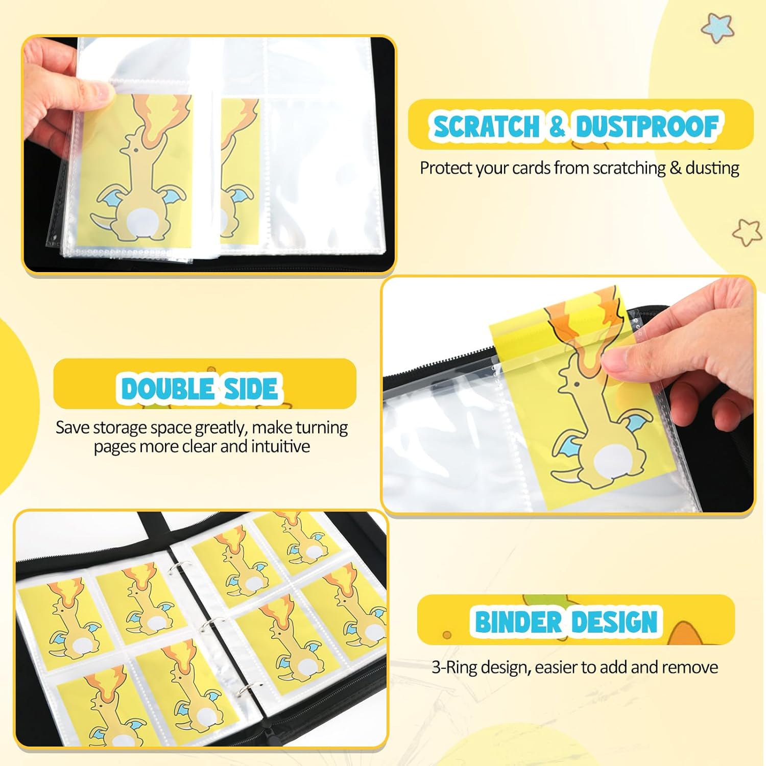 400 Pockets Trading Card Binde - Trading Card Binder recension och pris