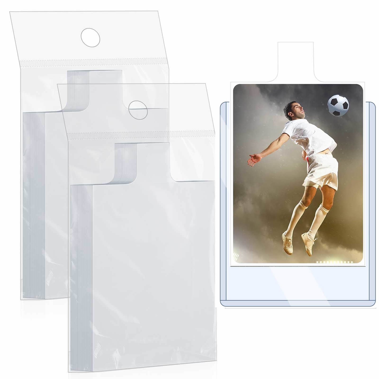 100-1000pcs 65*90mm Raised Typ - Card Penny Sleeve recension och pris
