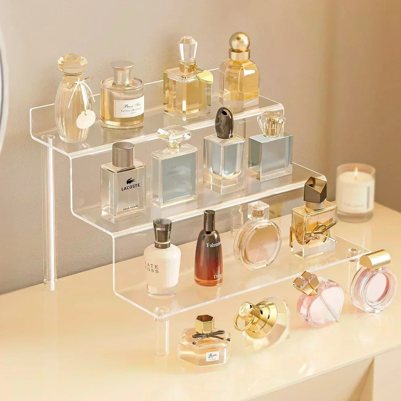 1-4 Tier Acrylic Display Stand - Pop Display Shelf recension och pris