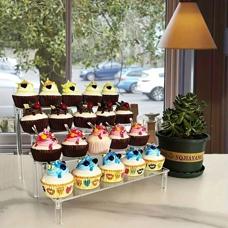 1-4 Tier Acrylic Display Stand - Pop Display Shelf recension och pris