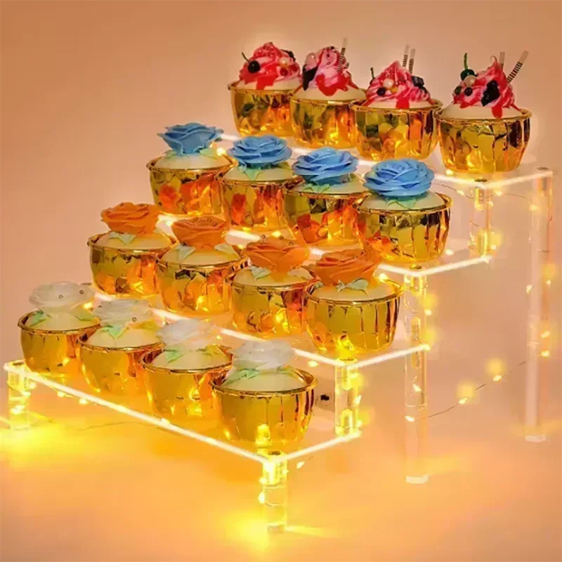 1-4 Tier Acrylic Display Stand - Pop Display Shelf recension och pris