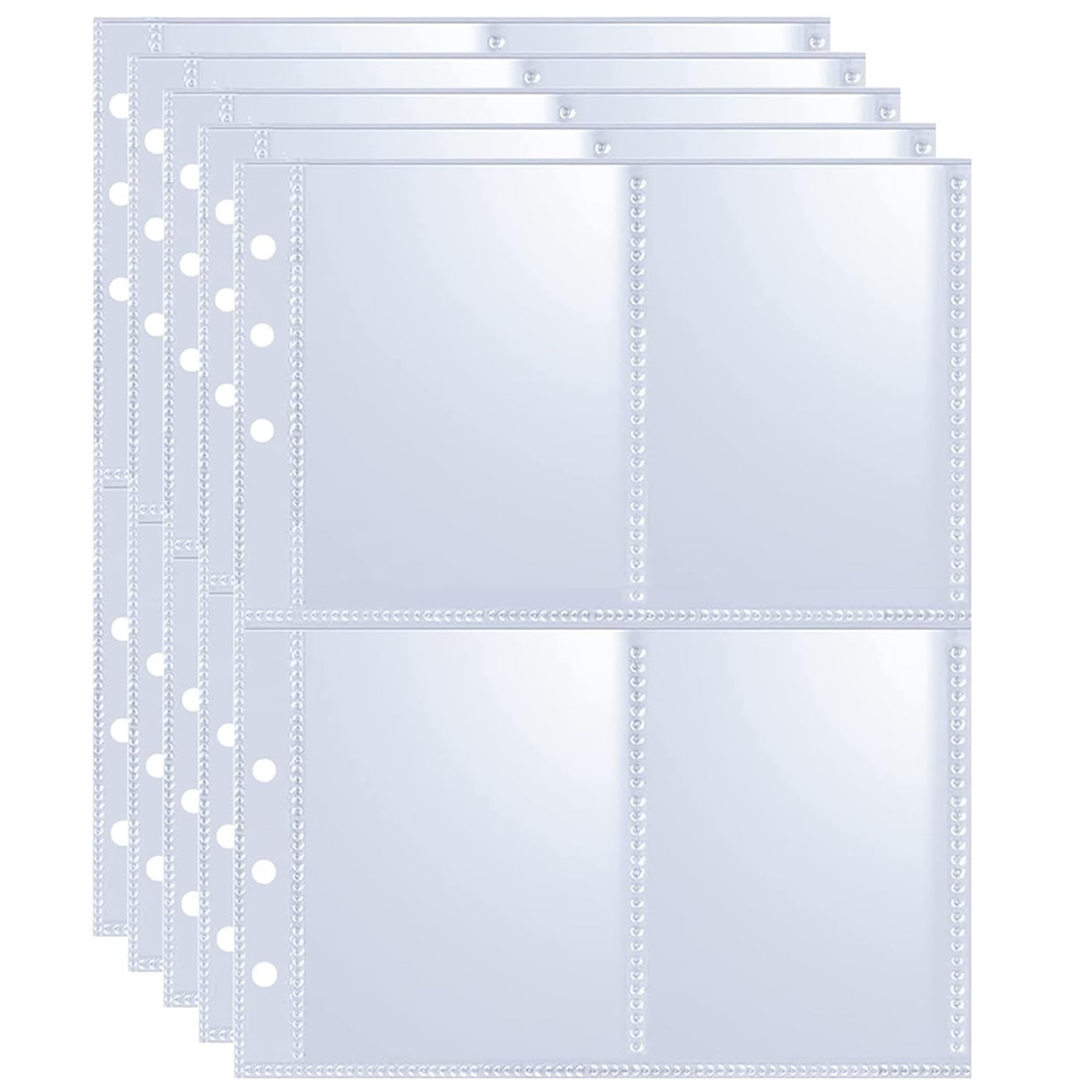 4 Pockets Photo Card Sleeves B - Trading Card Binder recension och pris