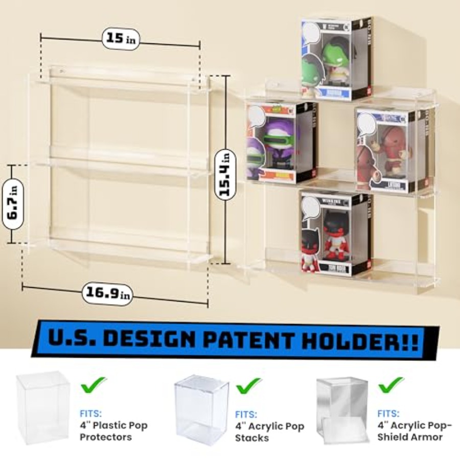 Wall Display Shelves Compatibl - Pop Display Shelf recension och pris