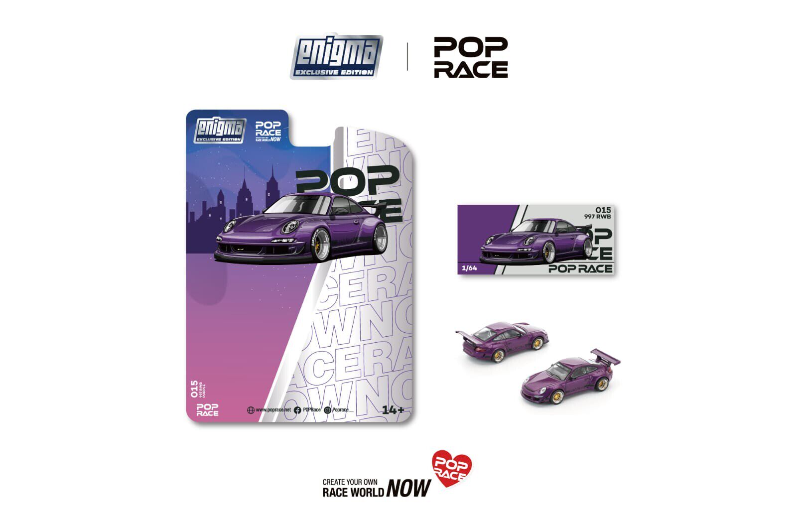 In Stock Ready To Ship Pop Rac - Die Cast Car 1 64 recension och pris