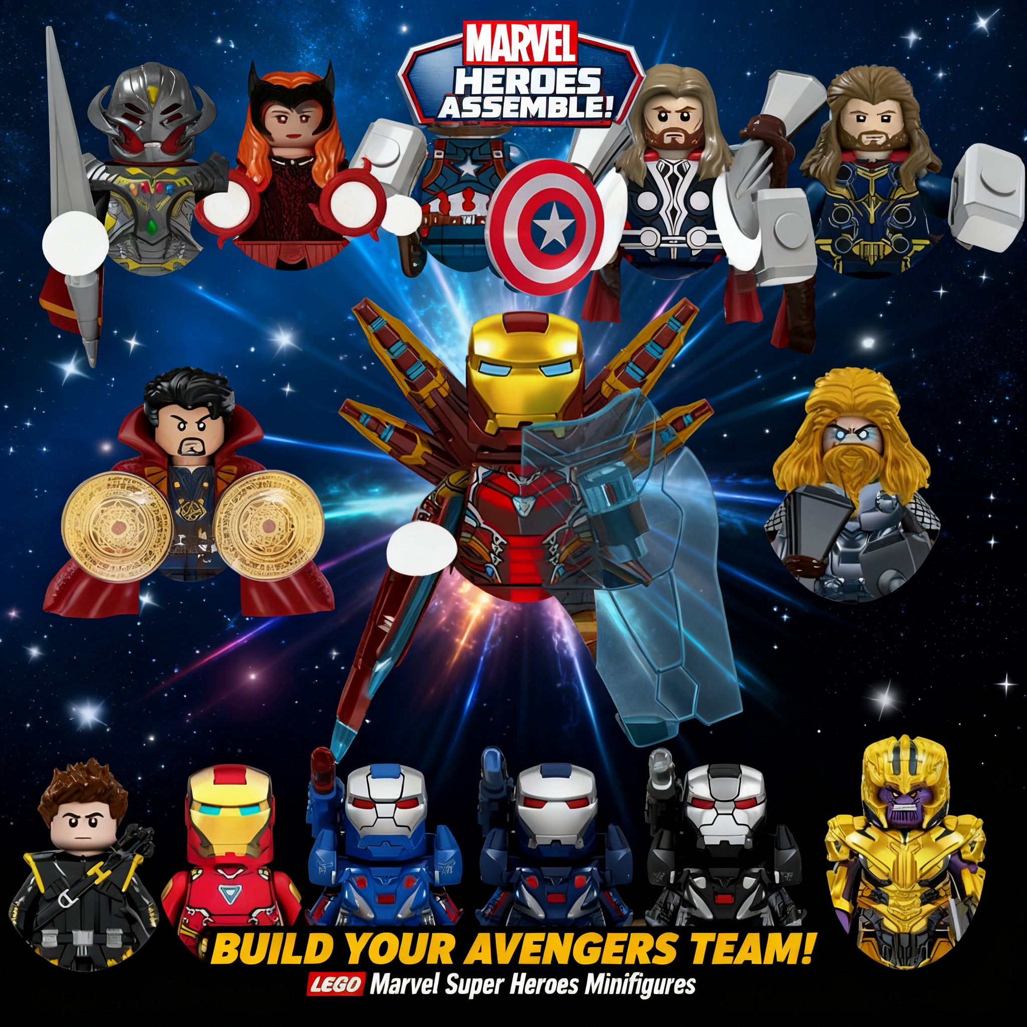 2026 Marvel Building Blocks Br - Building Block Mini recension och pris