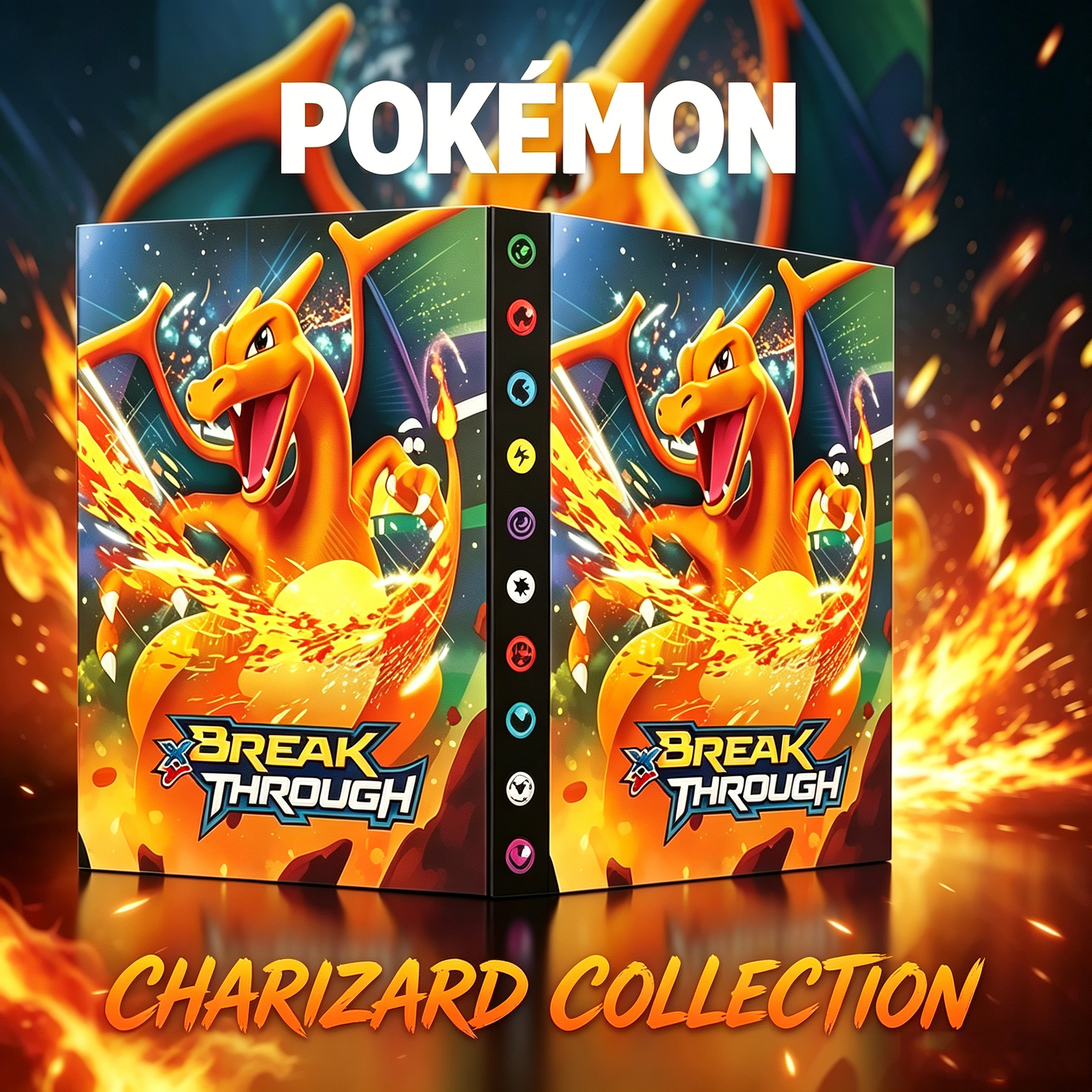 NEW 240PCS Pok é mon Cards Alb - Pokemon Binder Card recension och pris