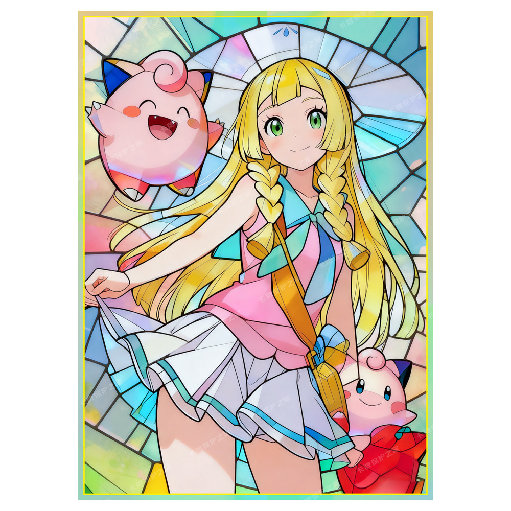 60PCS  Anime Pokemon Lillie Fi - Pokemon Binder Card recension och pris