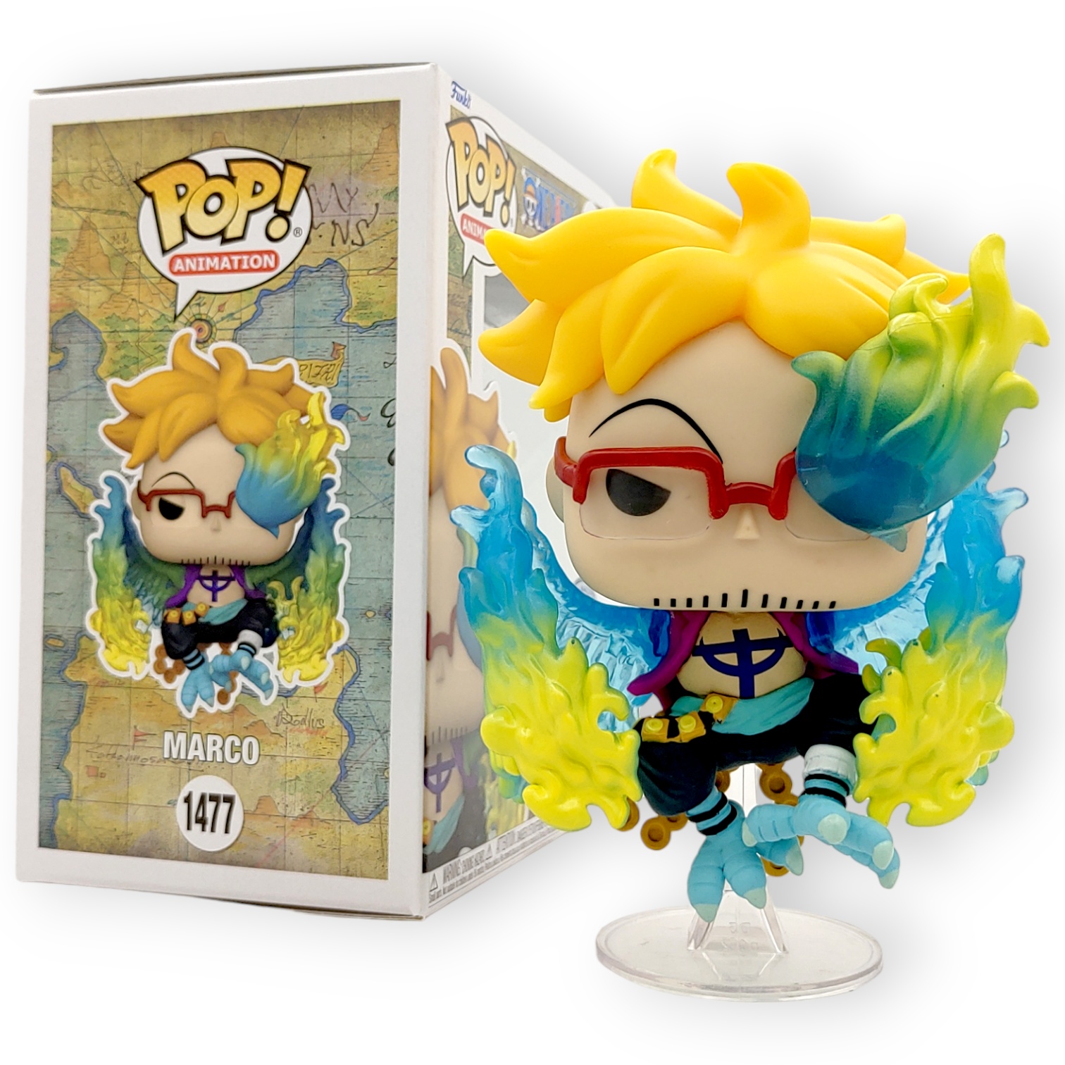One Piece Marco #1477 Figure F - Funko Pop Protector recension och pris