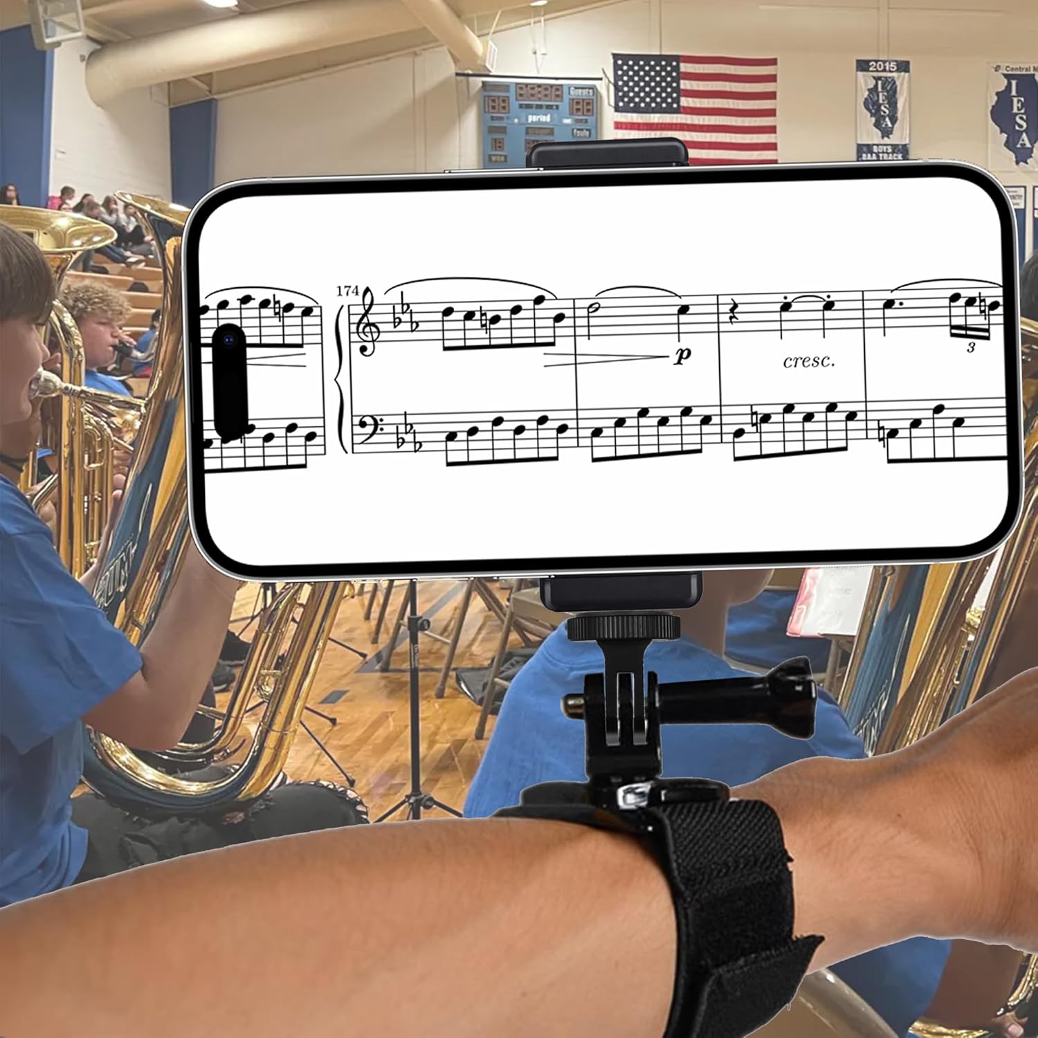 Music Stand for Marching Bands - Pop Display Shelf recension och pris