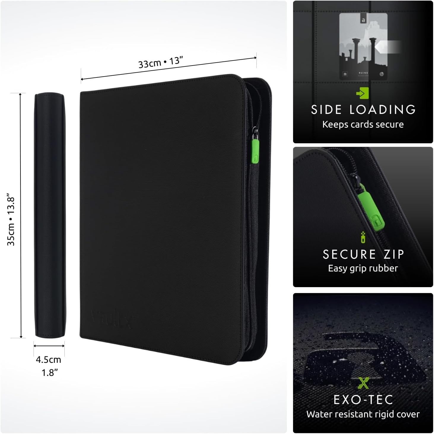 12 XL Pocket Trading Card Zip  - Trading Card Binder recension och pris