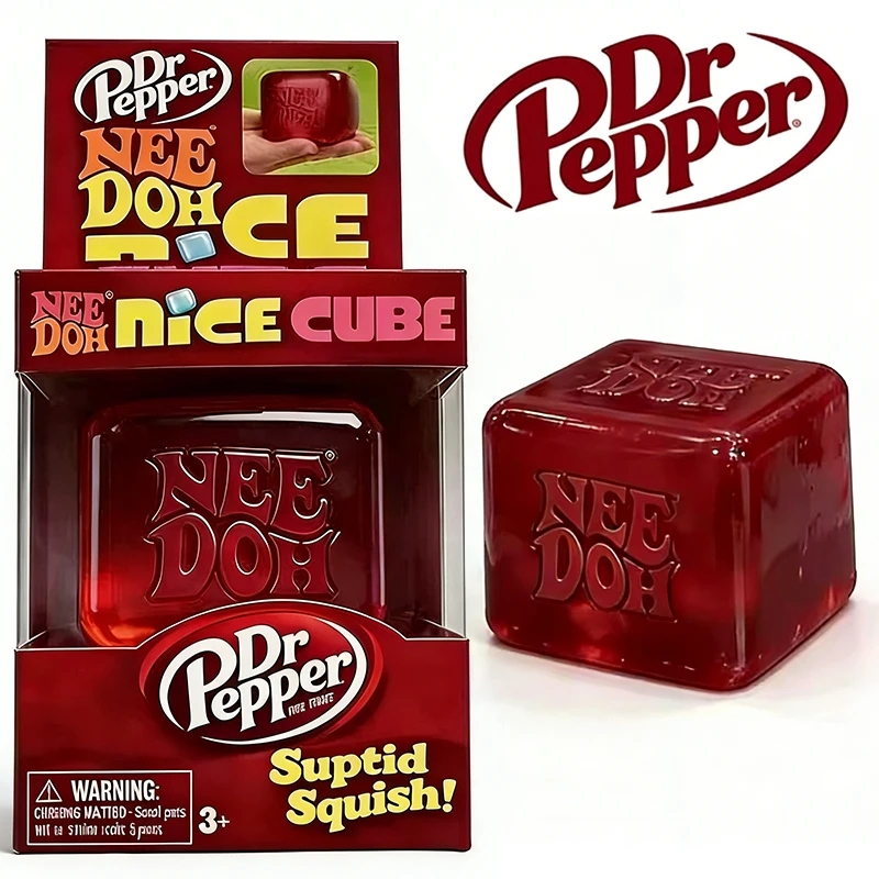 =* Dr Pepper x NeeDoh Nice Cub - Fidget Cube Original recension och pris