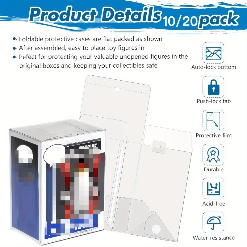 20-Pack Premium Clear Protecto - Funko Pop Protector recension och pris