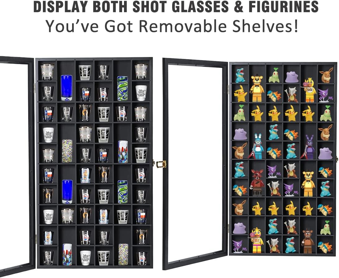 Large Shot Glass Display Case, - Display Case Acrylic recension och pris