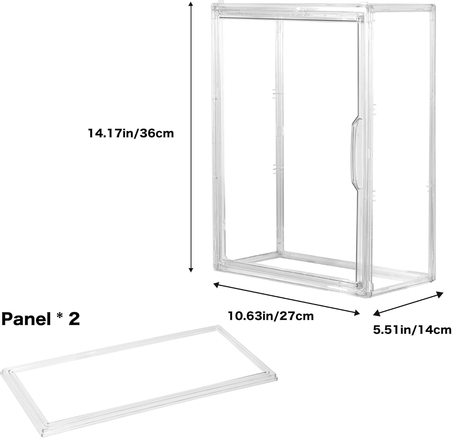 3-Tier Acrylic Display Case fo - Display Case Acrylic recension och pris