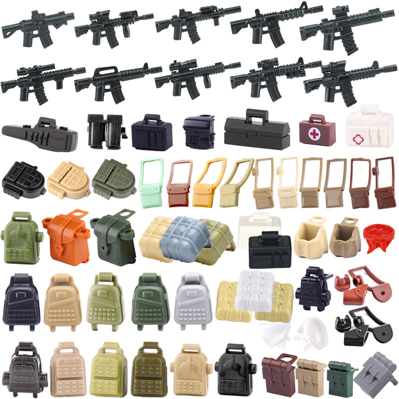 Military Figure Weapons Access - Lego Minifigure Holder recension och pris