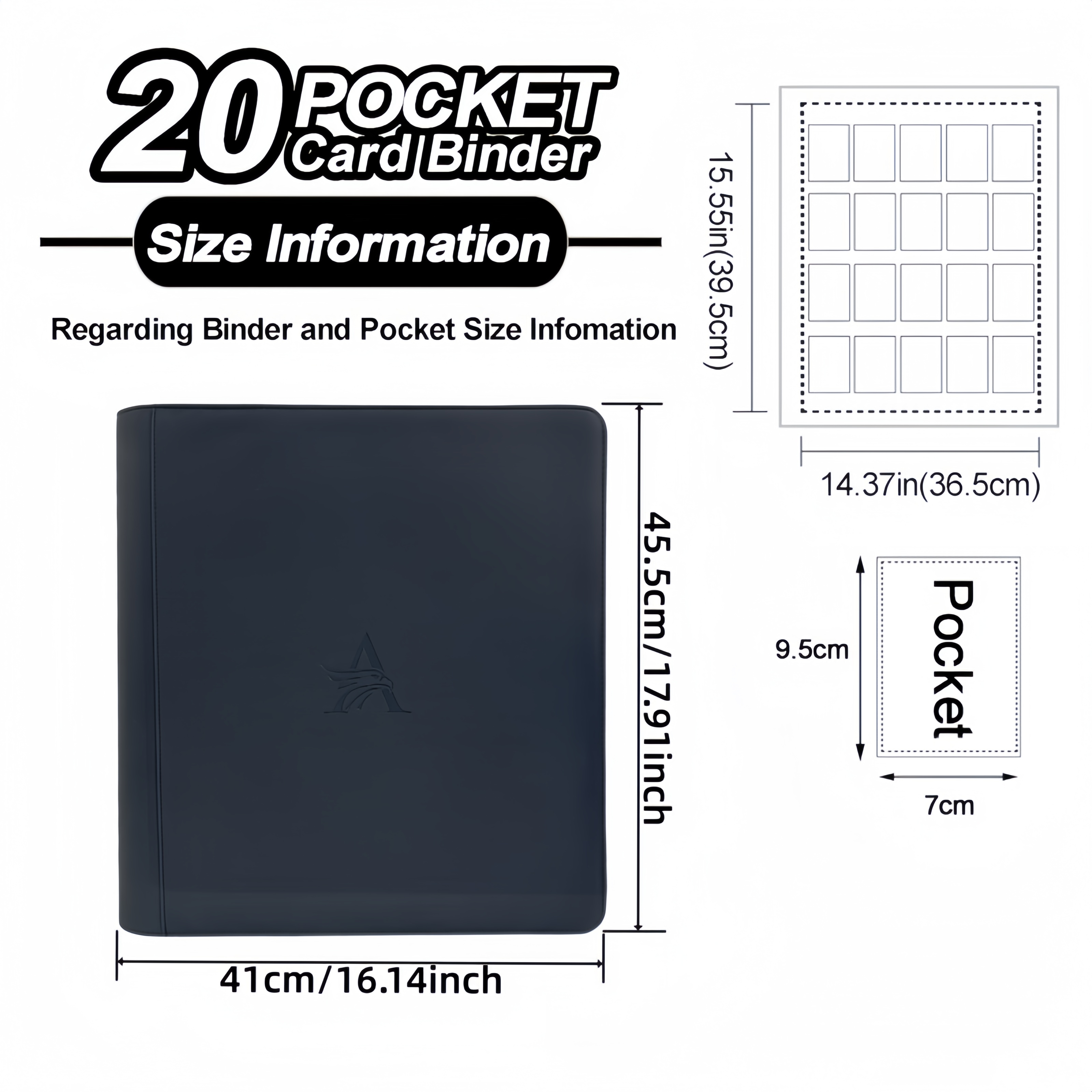 Premium 20 Pocket Card Binder  - Card Penny Sleeve recension och pris