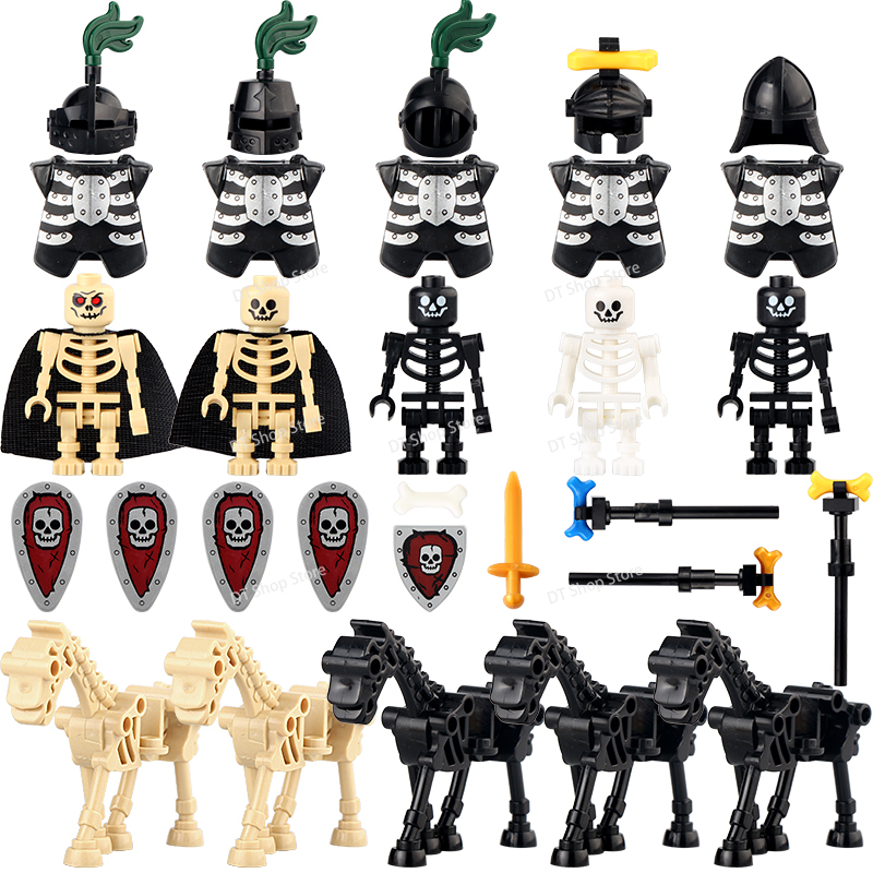AX9815 AX9816 Medieval Knight  - Lego Minifigure Holder recension och pris