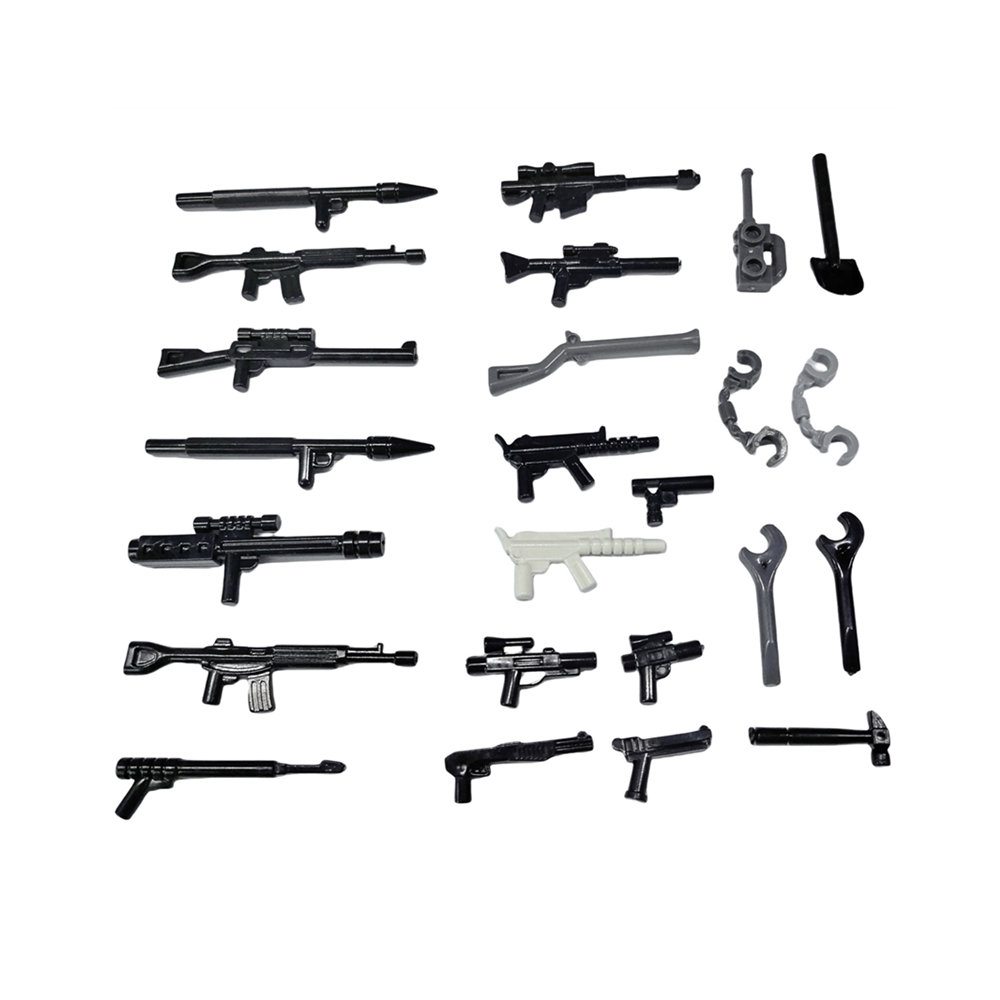 Military WW2 Weapon Guns Soldi - Lego Minifigure Holder recension och pris