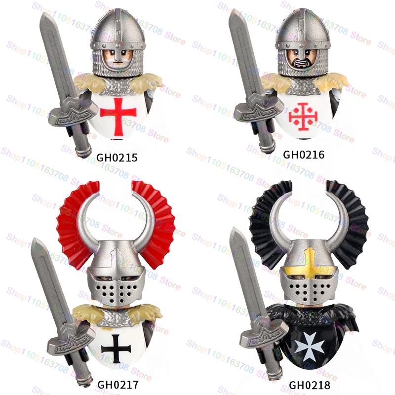 G0128 Moc Medieval Roman Centu - Lego Minifigure Holder recension och pris