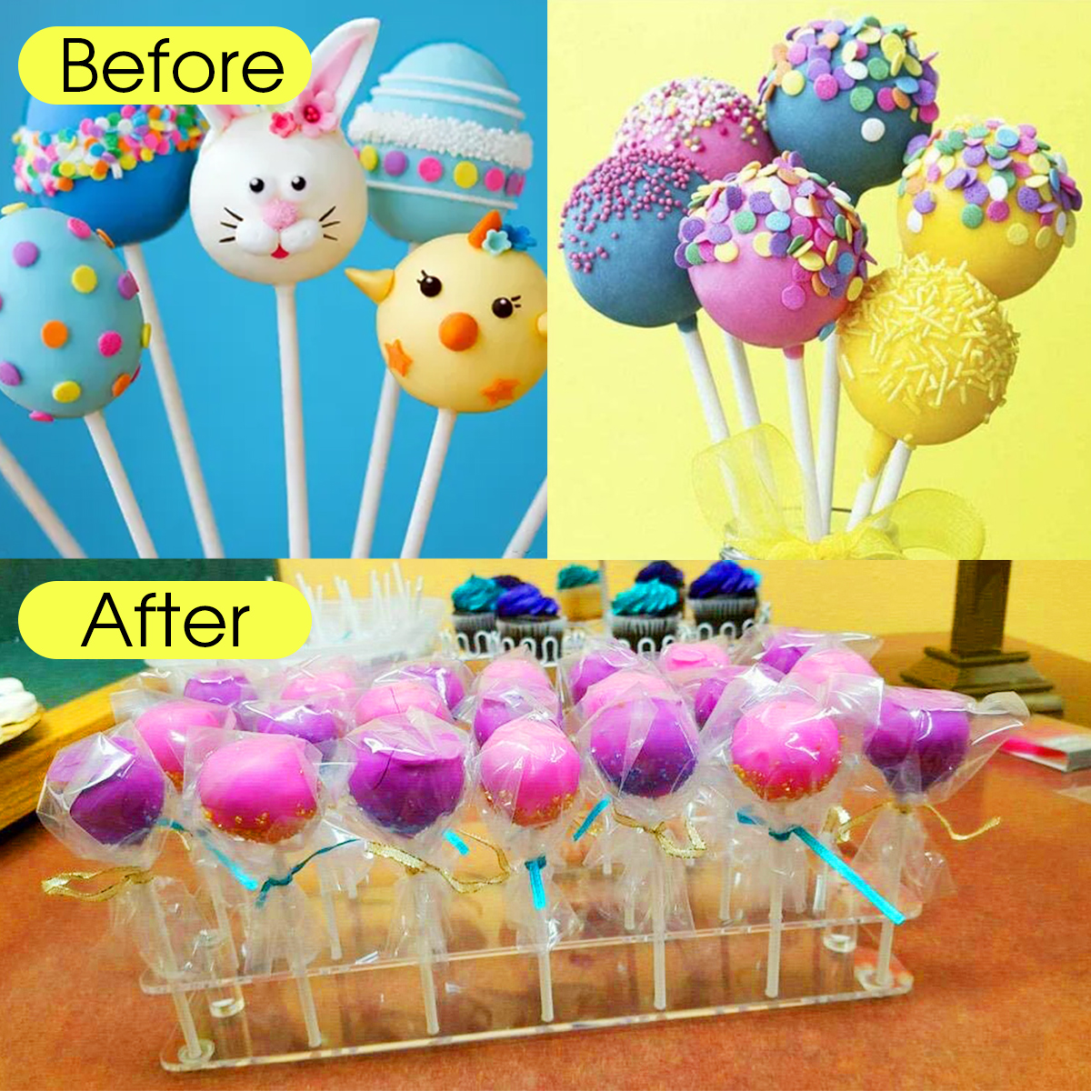 Acrylic Cake Pop Display Stand - Pop Display Shelf recension och pris