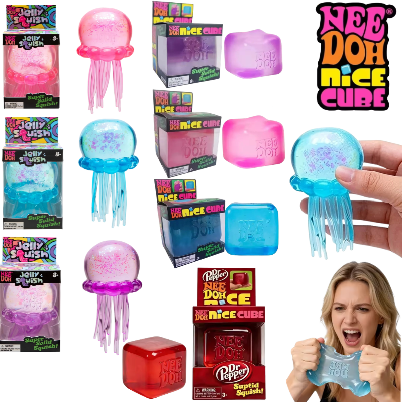Schylling Nee Doh Jellyfish &  - Fidget Cube Original recension och pris