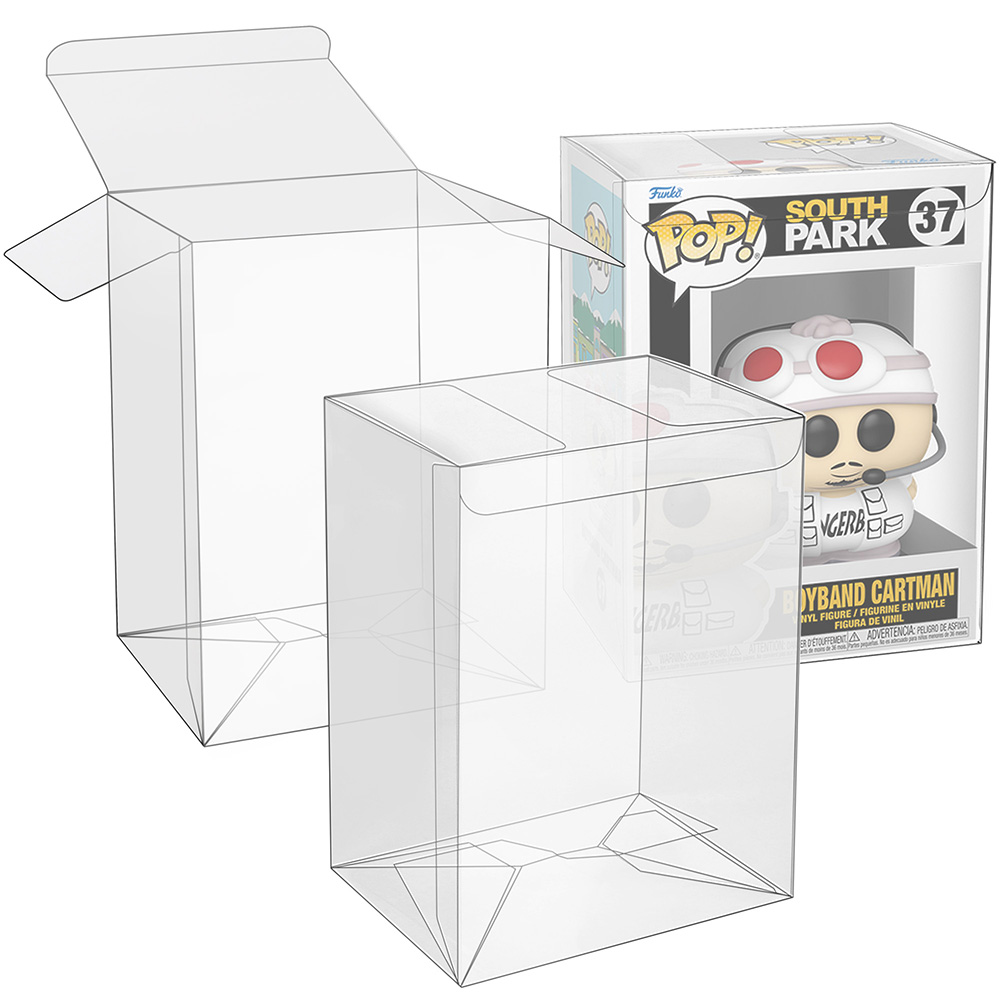 50PCS Clear Protective Box for - Funko Pop Protector recension och pris