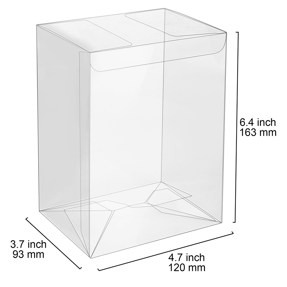 50PCS Clear Protective Box for - Funko Pop Protector recension och pris
