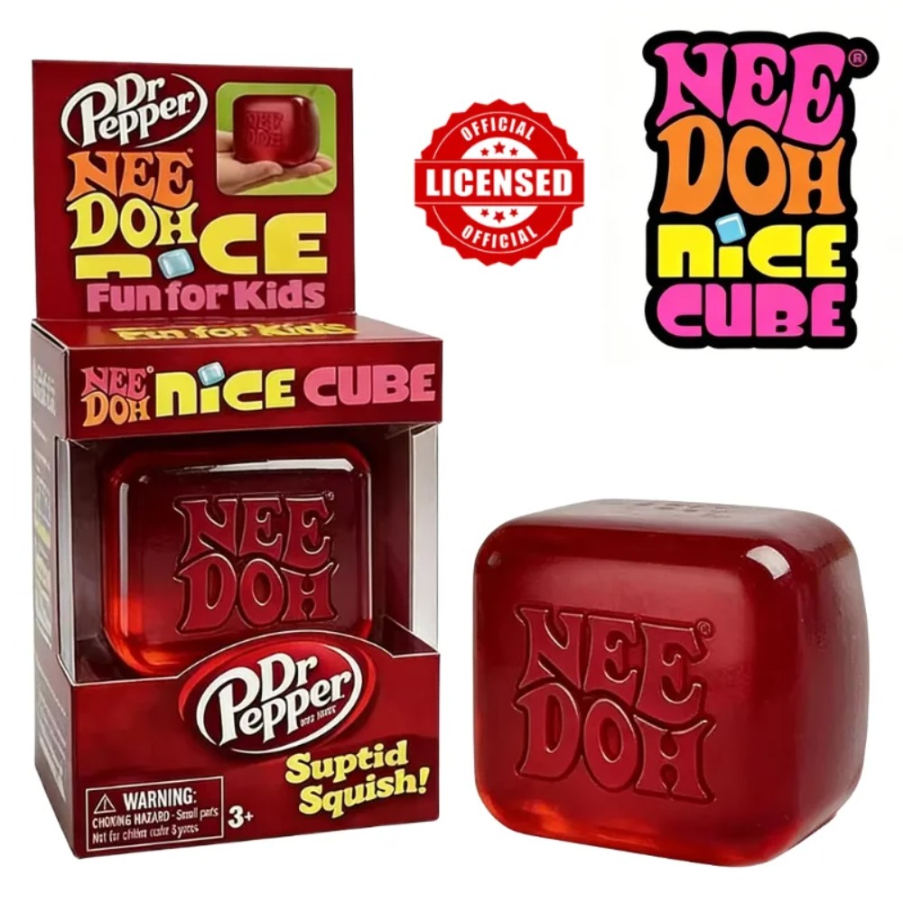 Dr Pepper x NeeDoh Nice Cube S - Fidget Cube Original recension och pris