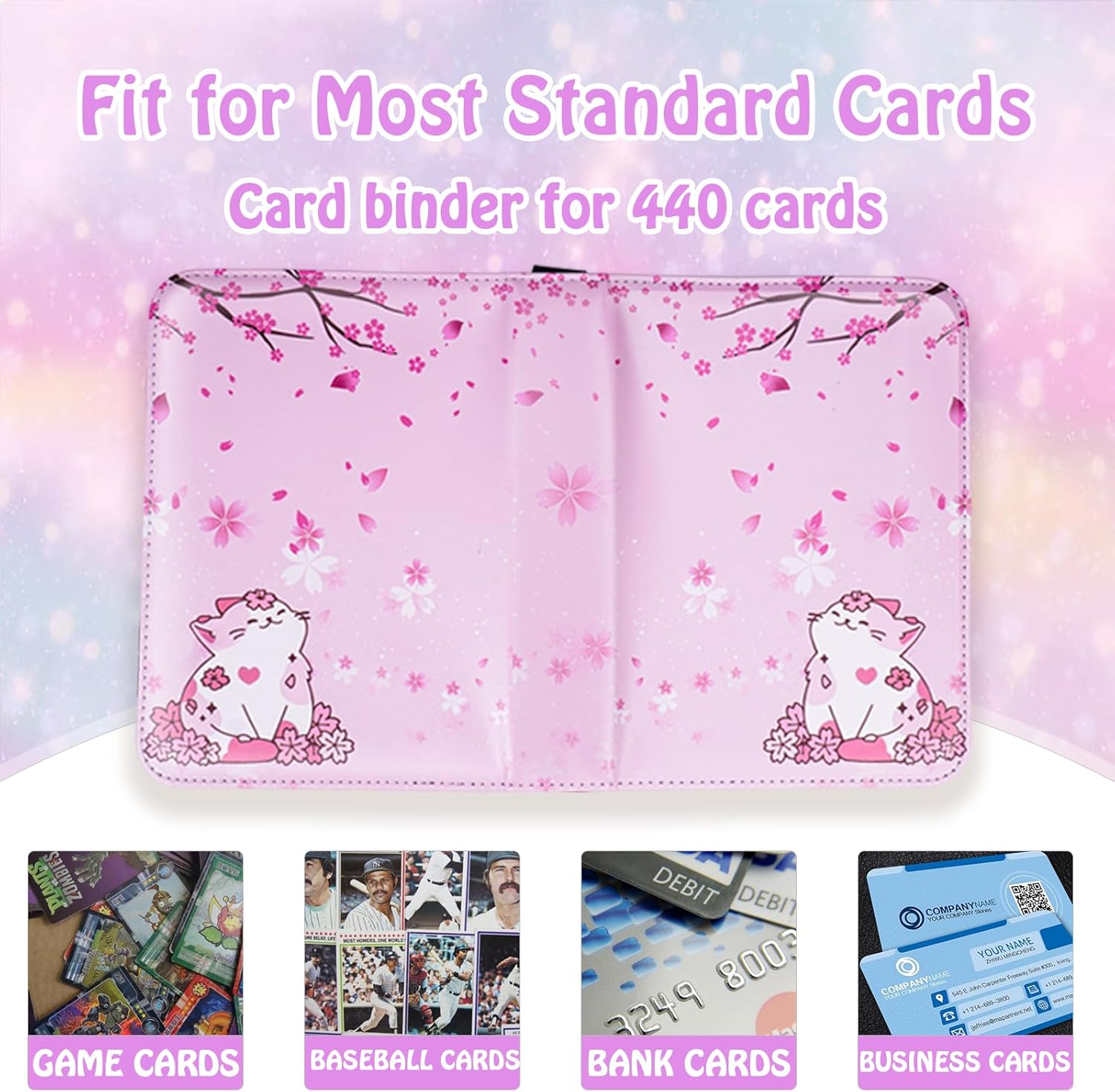 440 Card Binder for Girls with - Trading Card Binder recension och pris