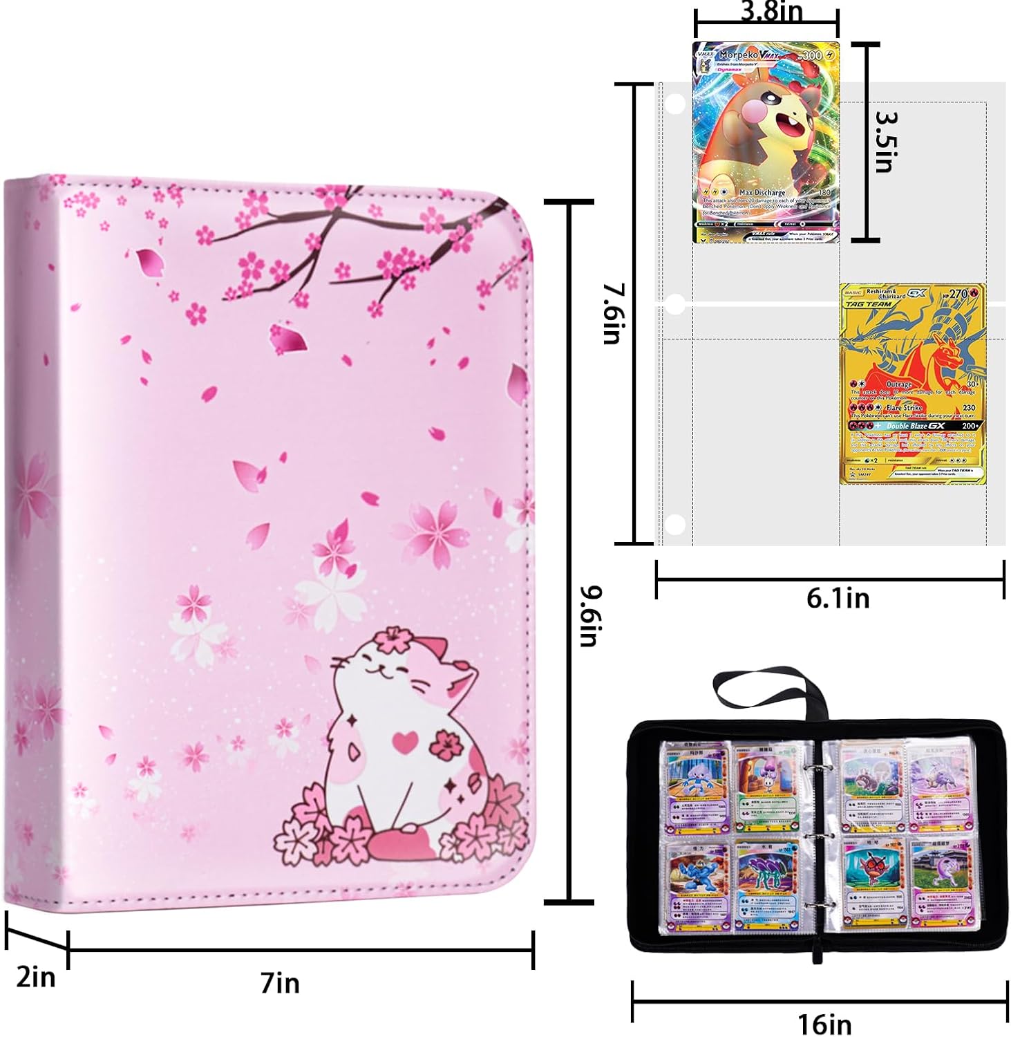 440 Card Binder for Girls with - Trading Card Binder recension och pris