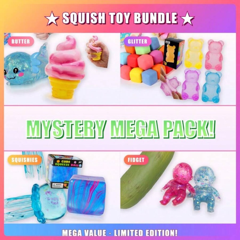 Holiday Squishy Mystery Blind  - Mystery Box Blind Bag recension och pris
