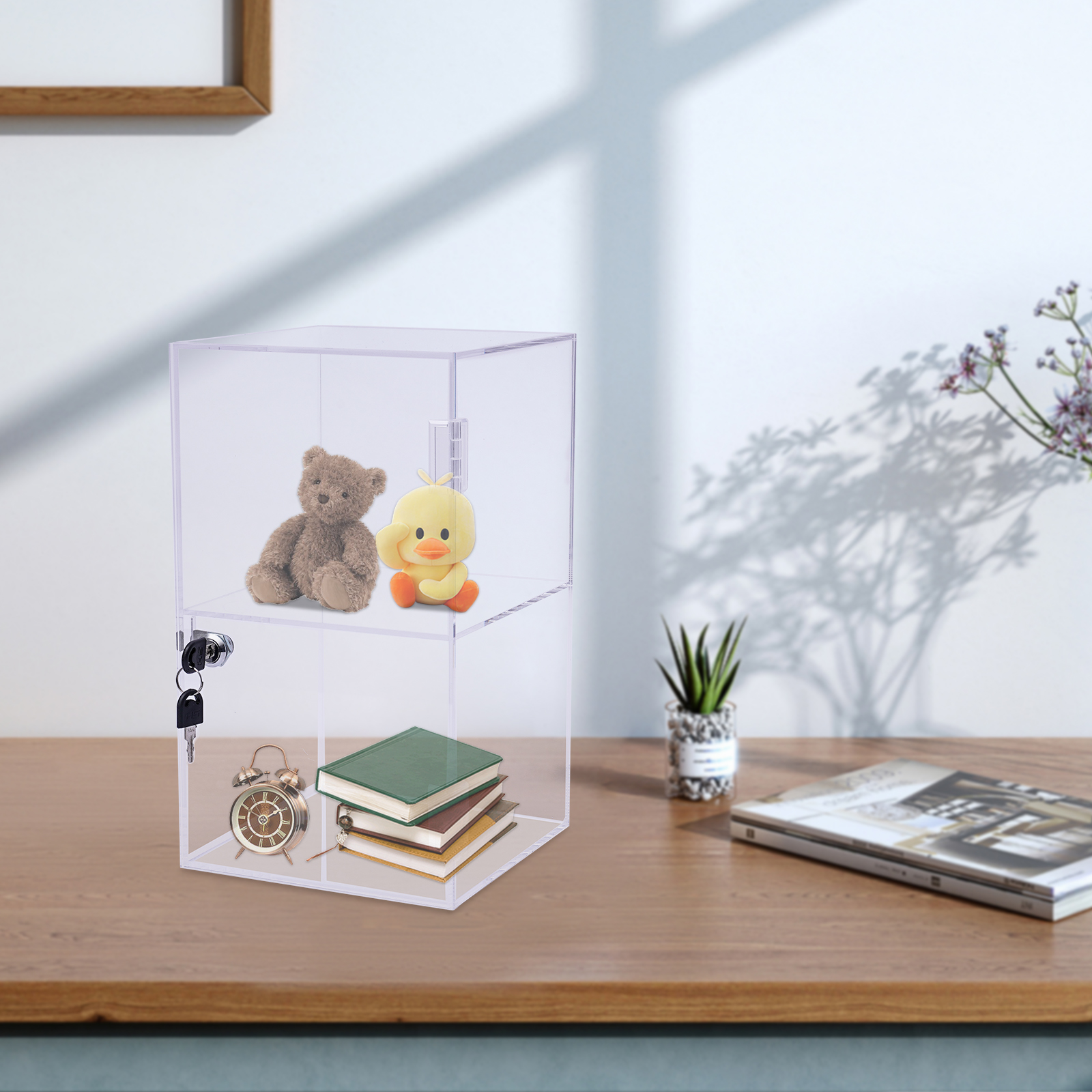 Transparent Acrylic 20x20x35cm - Display Case Acrylic recension och pris