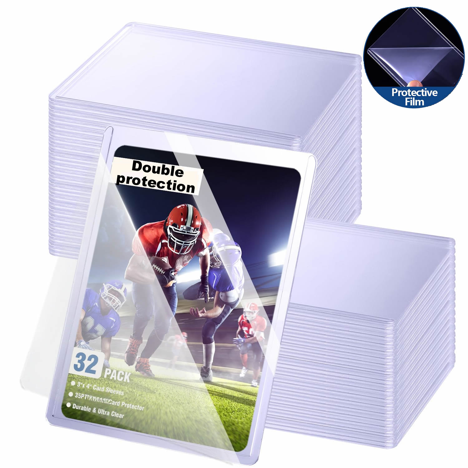 25-100pcs Covered With Protect - Card Penny Sleeve recension och pris