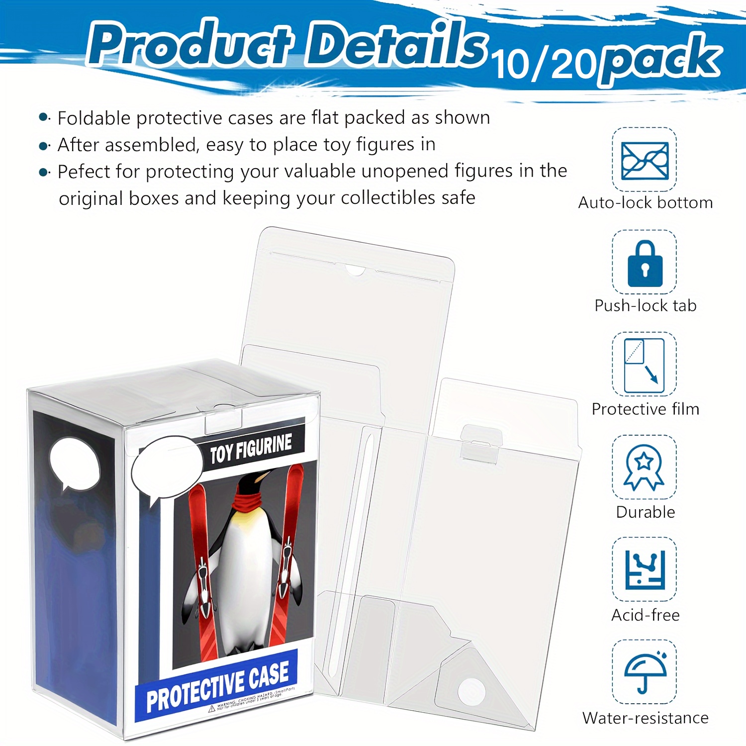 Clear Pop Display Case Compati - Funko Pop Protector recension och pris